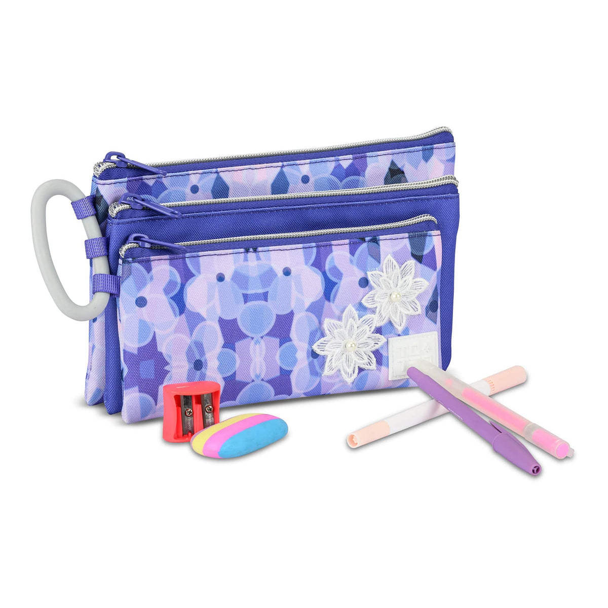 Nora Triple Pencil Case - Triple Deluxe