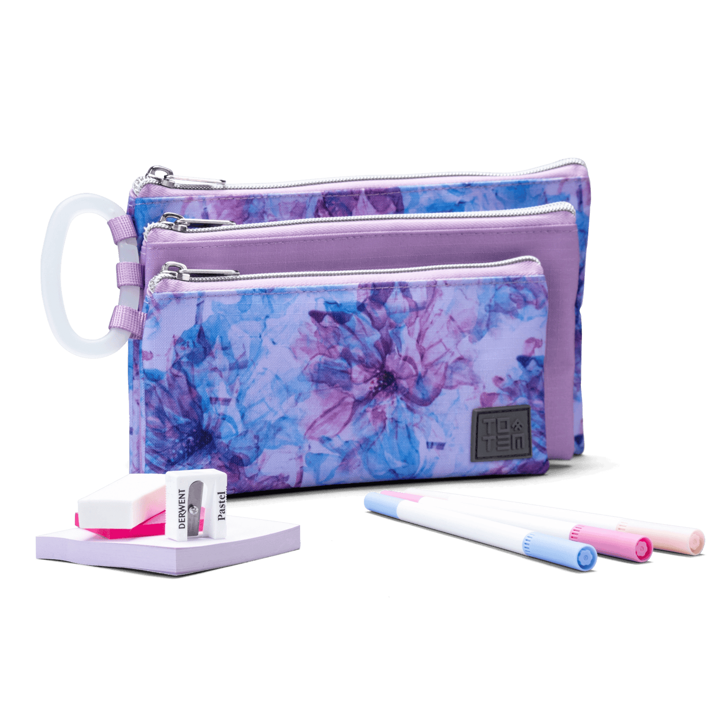 Poppy Triple Pencil Case - Triple Deluxe