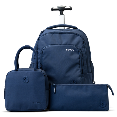 Navy Trolley Combo - Savvy Easyride 3 piece