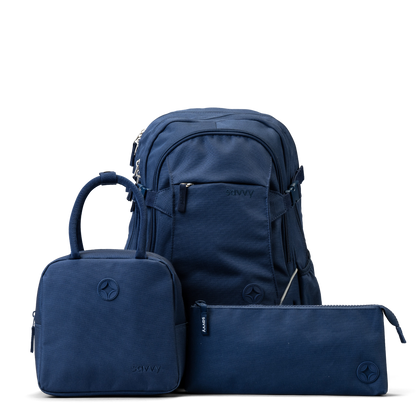 Navy Backpack Combo - Savvy Galaxy 3 piece