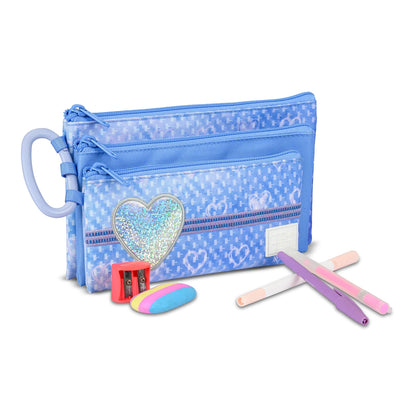 Mila Triple Pencil Case - Triple Deluxe