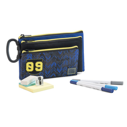 Ryder Triple Pencil Case - Triple Deluxe